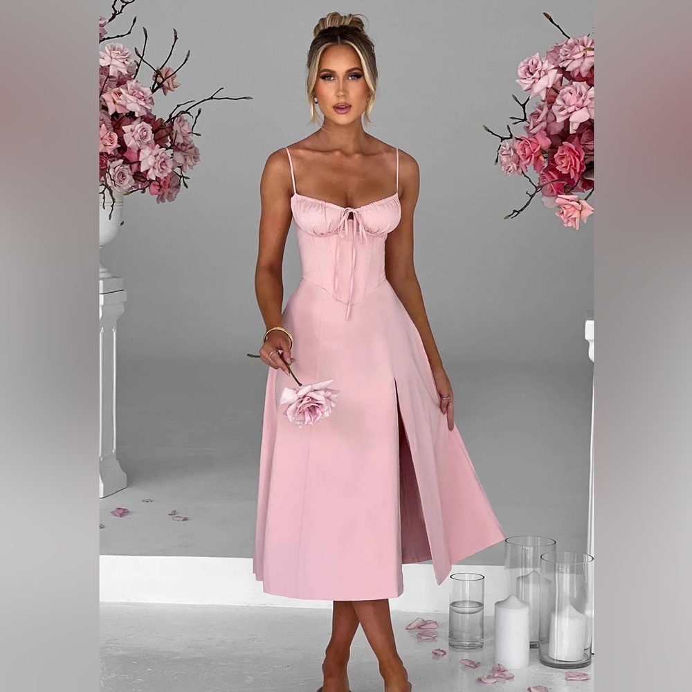 Baby boo corset bone-in dress